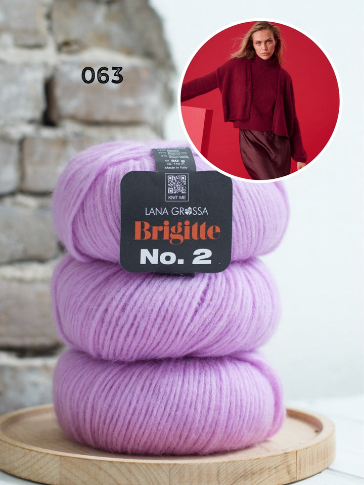 Strickpaket Brigitte No. 2 offene Strickjacke