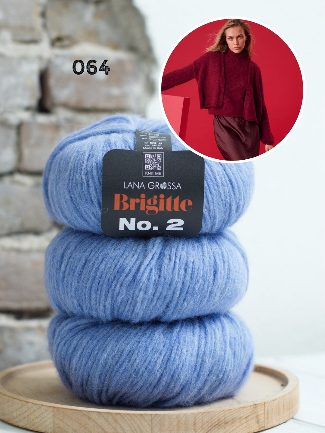 Strickpaket Brigitte No. 2 offene Strickjacke