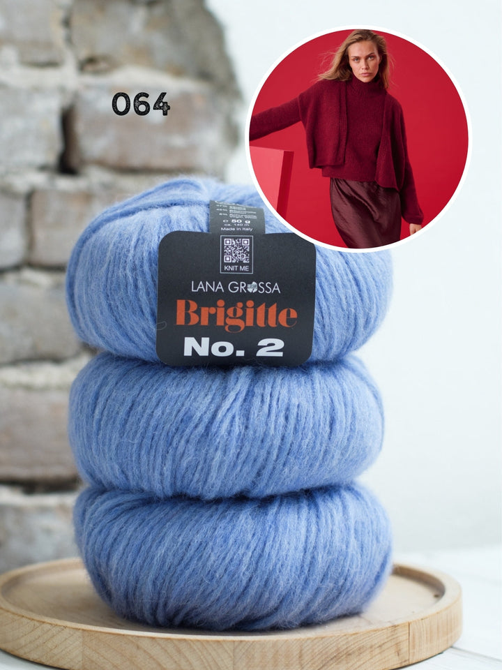 Strickpaket Brigitte No. 2 offene Strickjacke