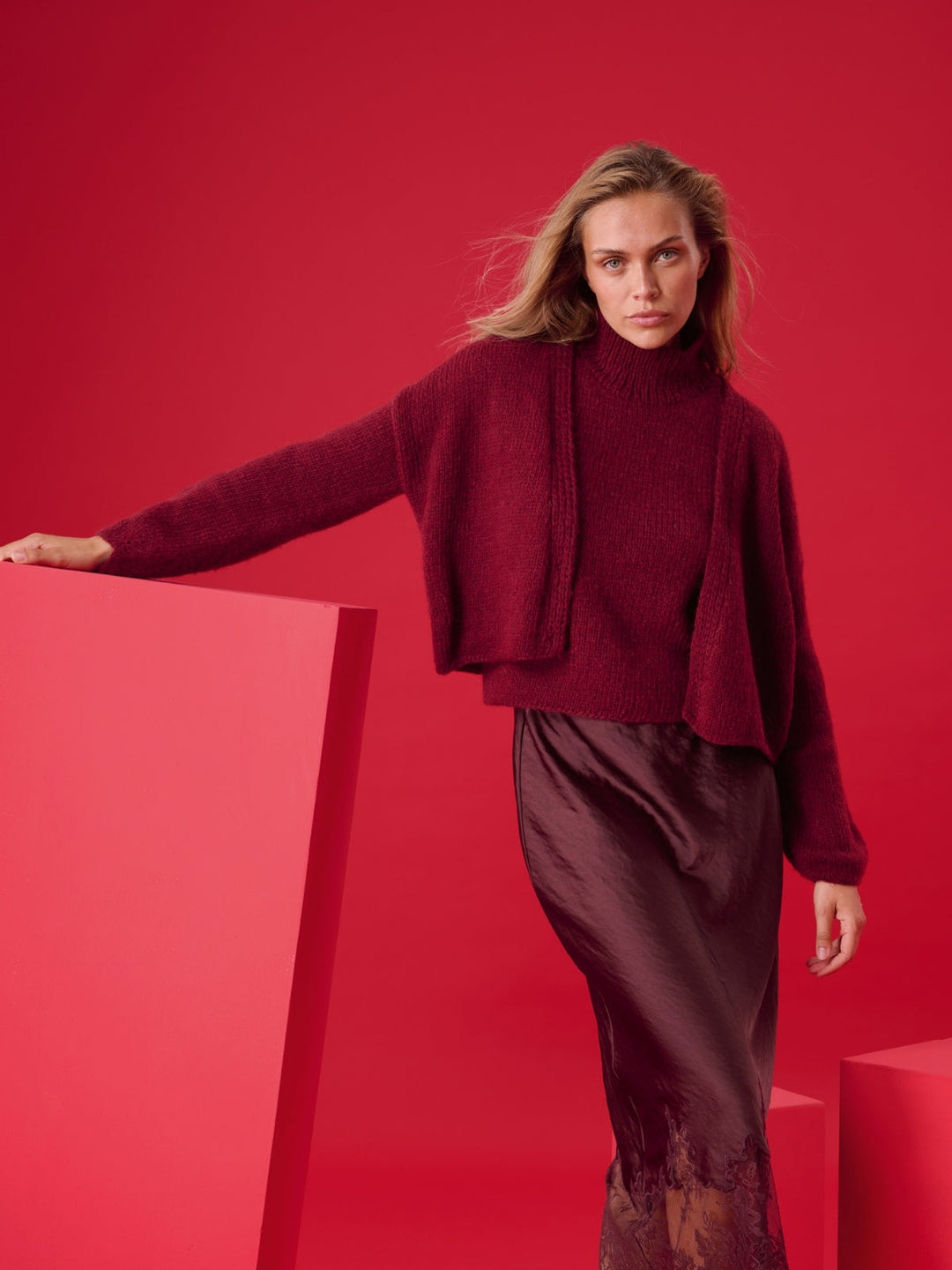 Strickpaket Brigitte No. 2 offene Strickjacke
