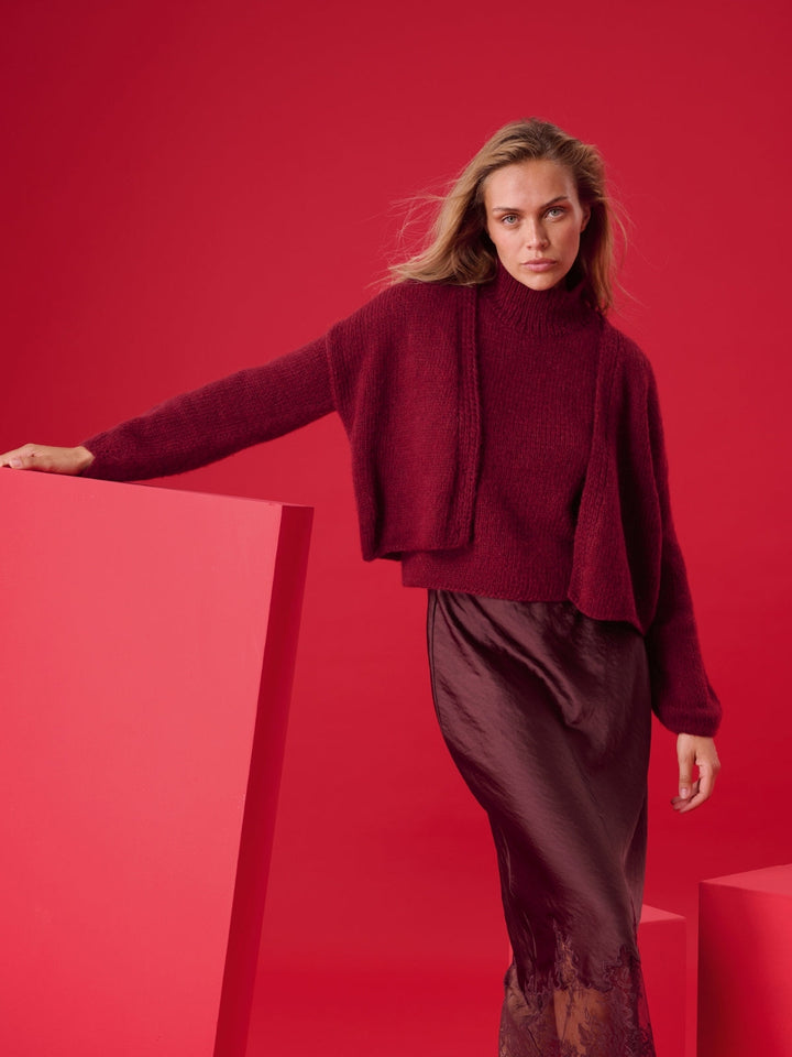 Strickpaket Brigitte No. 2 offene Strickjacke