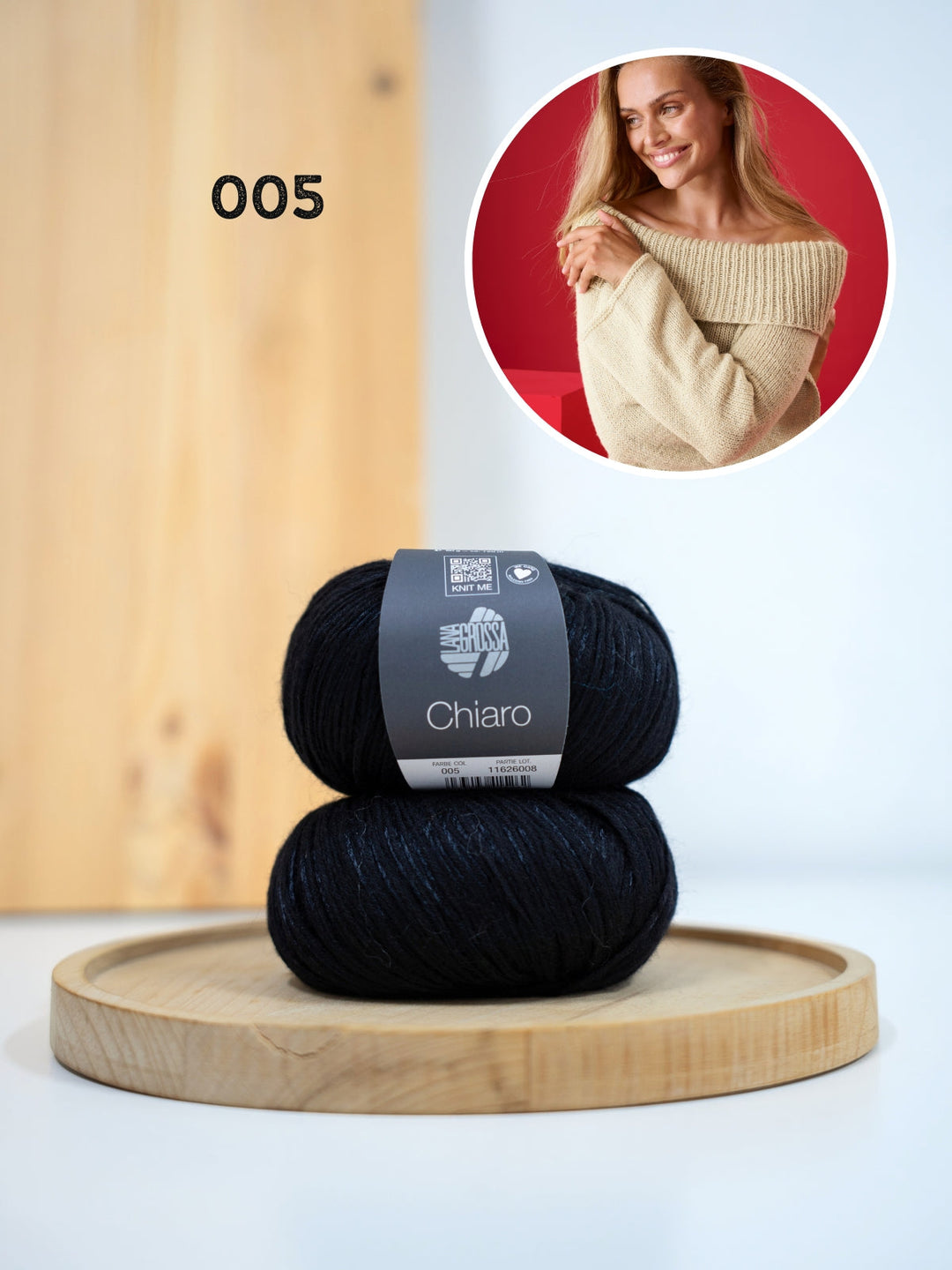 Strickpaket Chiaro Raglanpullover
