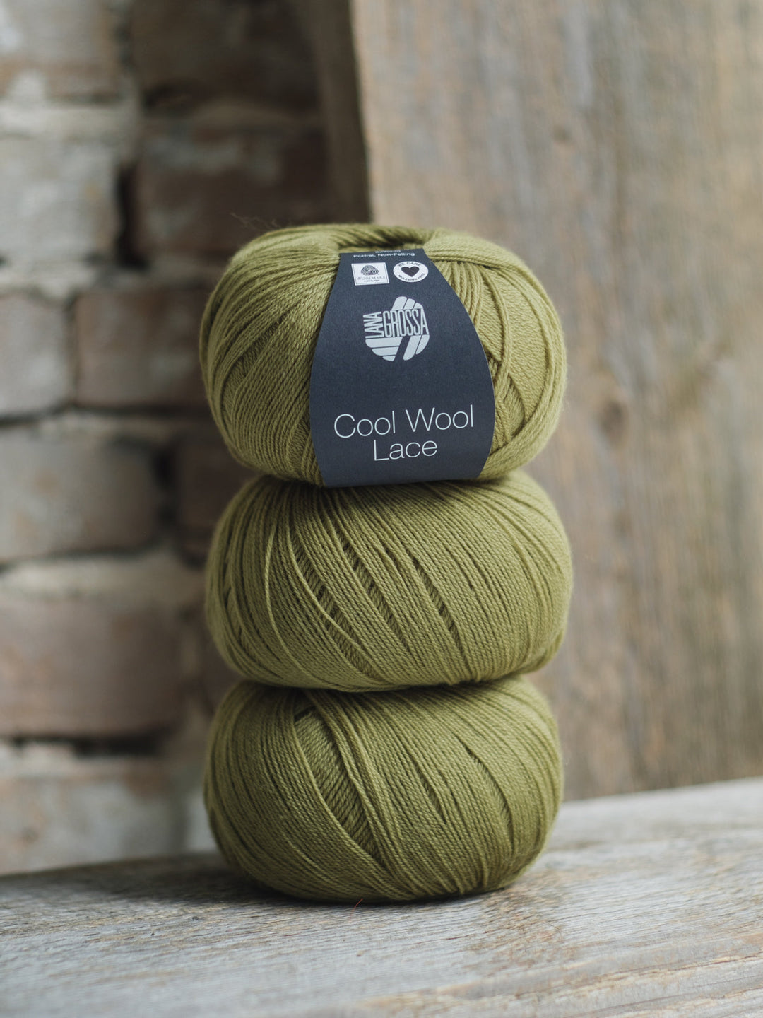 Cool Wool Lace 038 Oliv