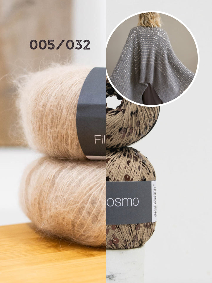 Strickpaket Ecopuno Sfumato Cosmo Pullover