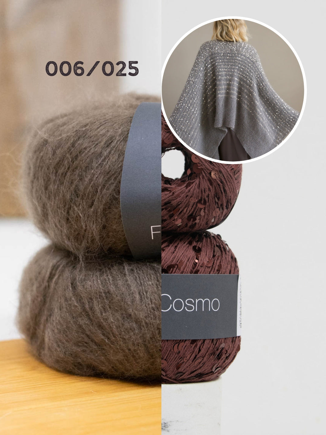 Strickpaket Ecopuno Sfumato Cosmo Pullover