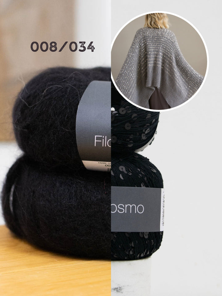 Strickpaket Ecopuno Sfumato Cosmo Pullover