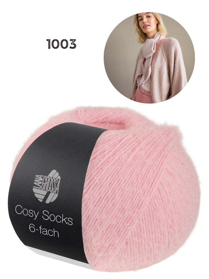 Breipakket Cosy Socks 6-fach vest kleur 1003
