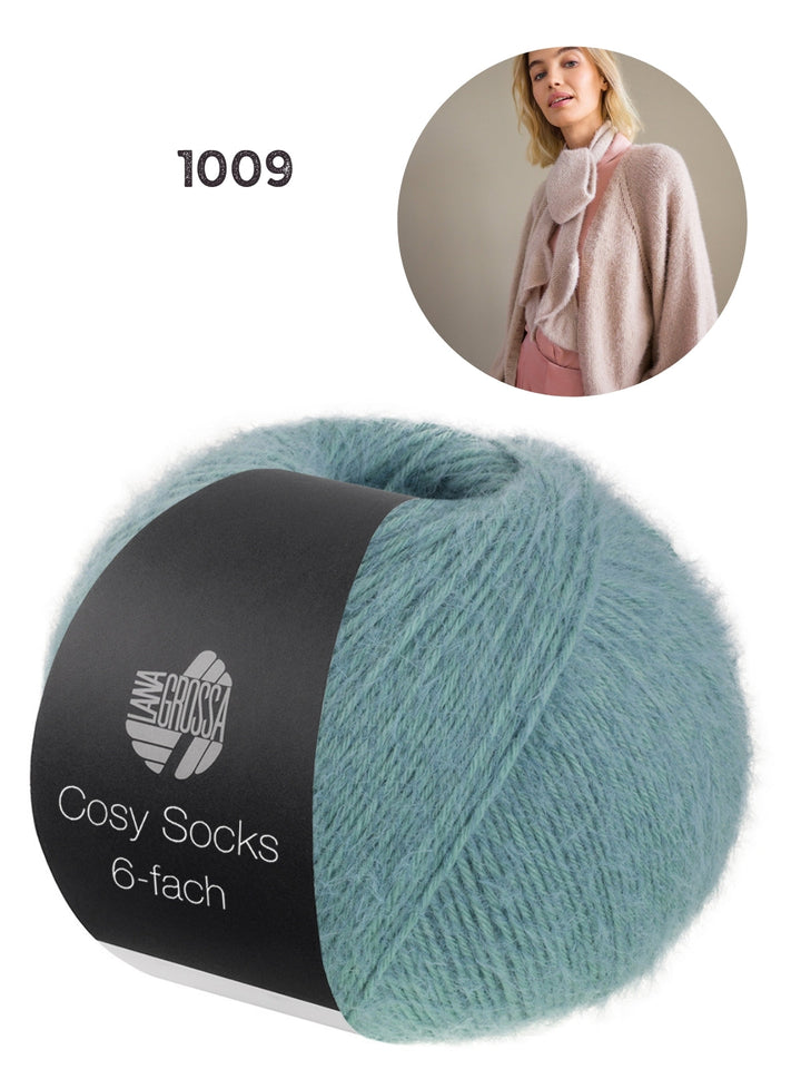 Breipakket Cosy Socks 6-fach vest kleur 1009