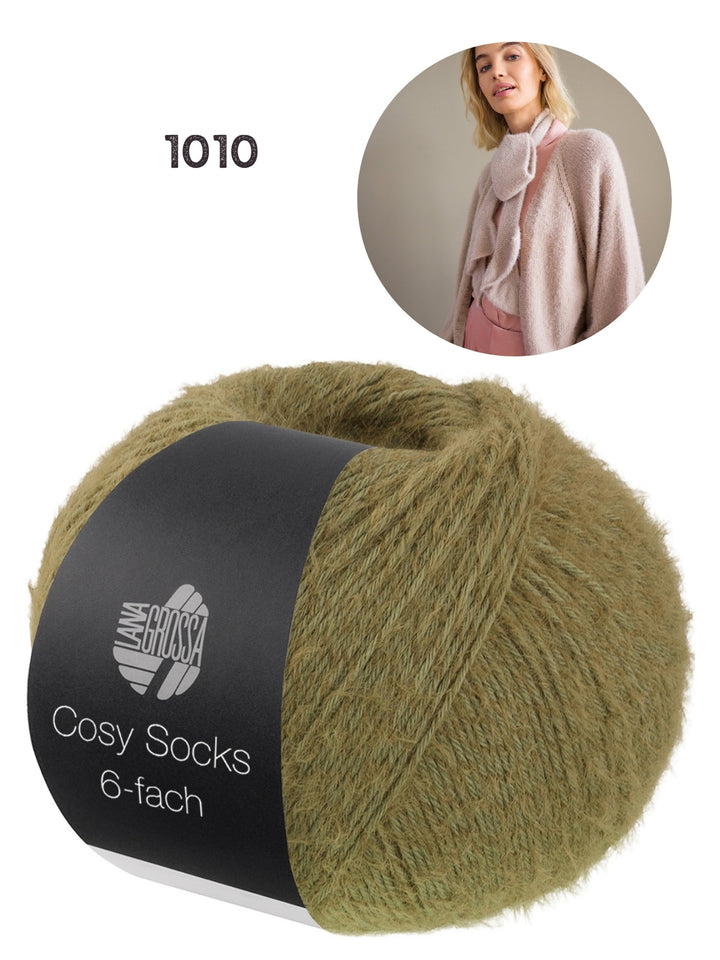 Breipakket Cosy Socks 6-fach vest kleur 1010