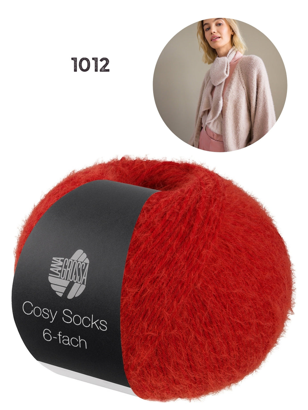 Breipakket Cosy Socks 6-fach vest kleur 1012