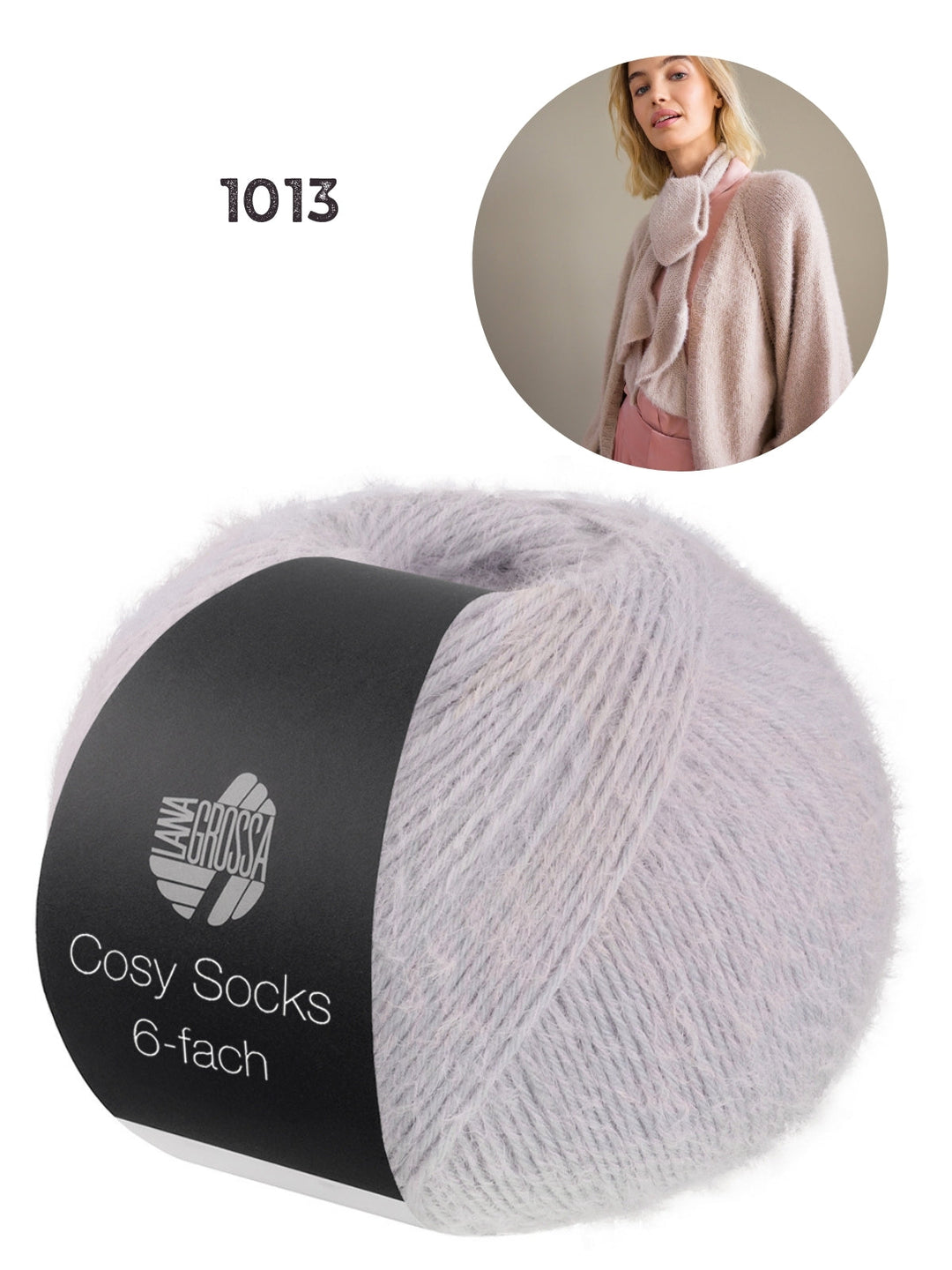 Breipakket Cosy Socks 6-fach vest kleur 1013