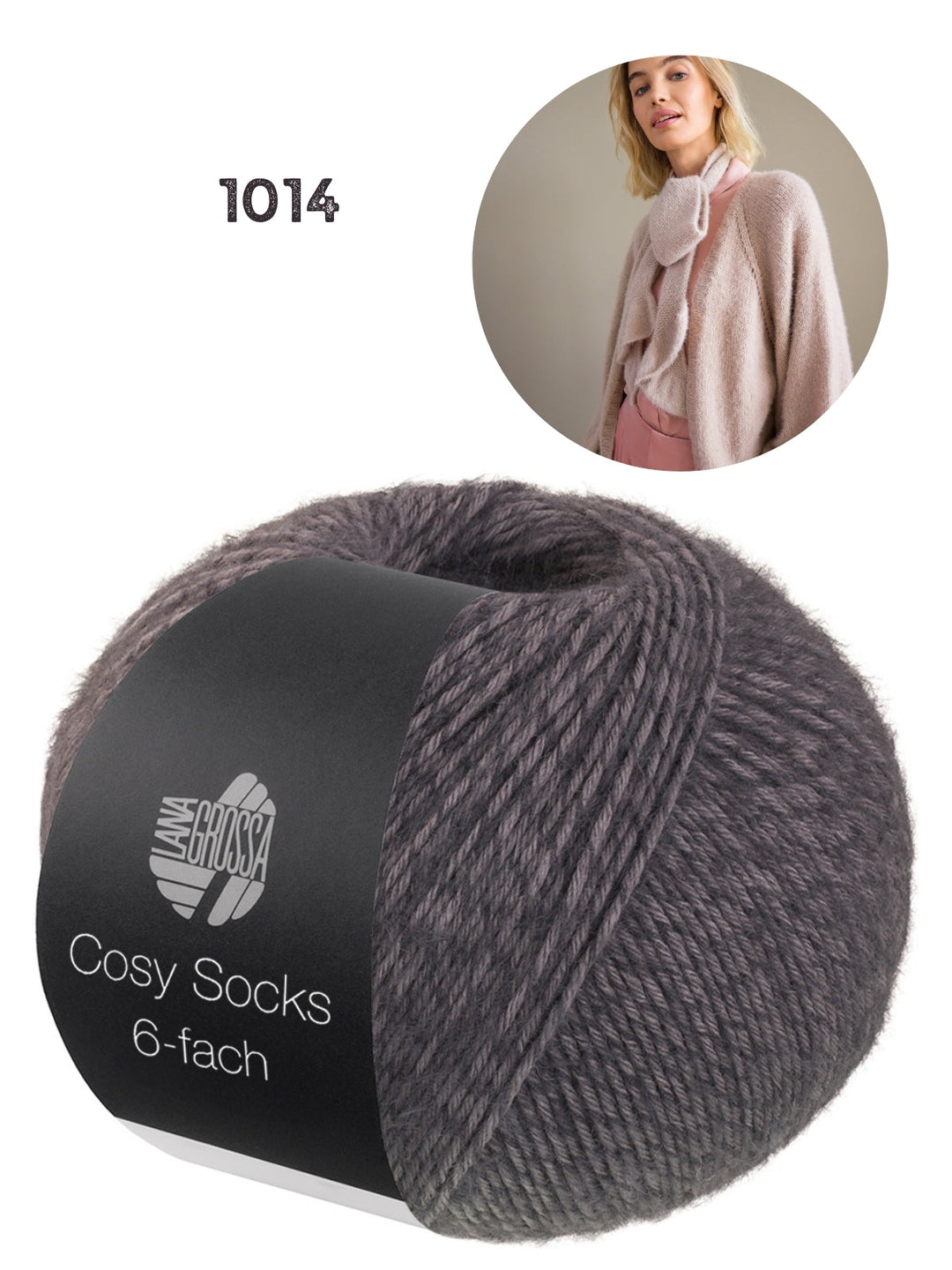 Breipakket Cosy Socks 6-fach vest kleur 1014