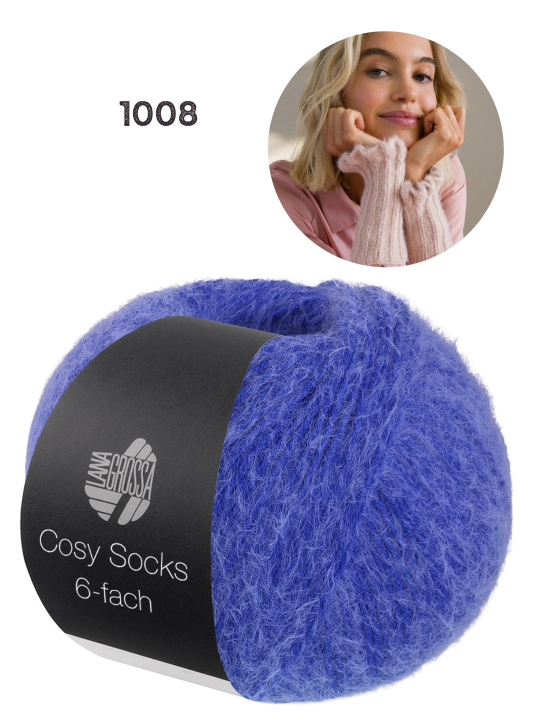 Breipakket Cosy Socks 6-fach polswarmers kleur 1008