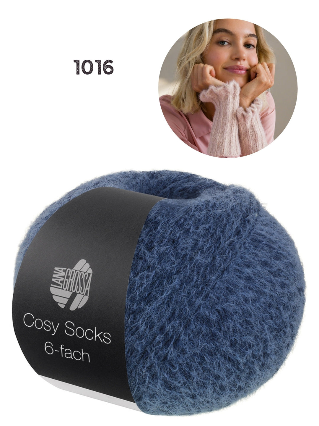 Breipakket Cosy Socks 6-fach polswarmers kleur 1016