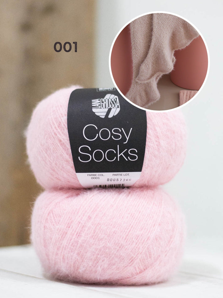 Breipakket Cosy Socks sjaal kleur 001