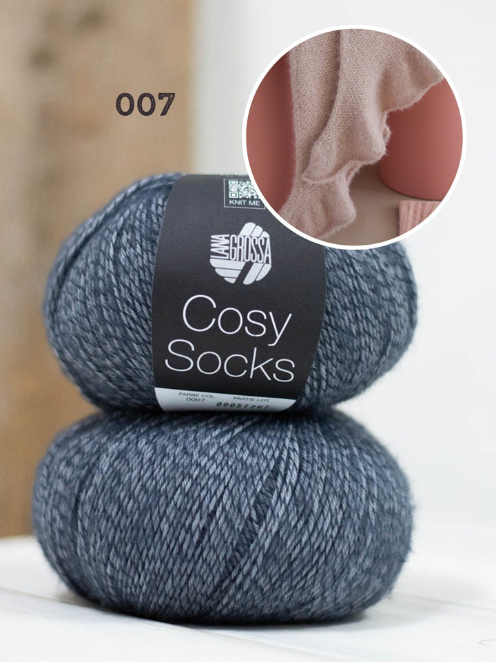Breipakket Cosy Socks sjaal kleur 007