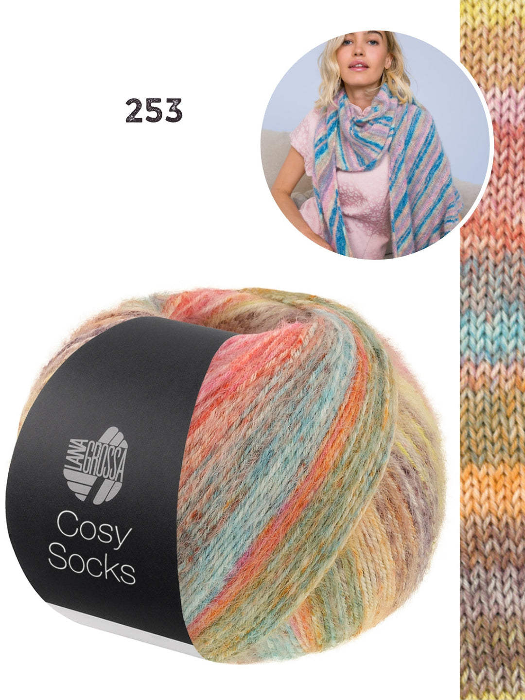 Breipakket Cosy Socks Dream stola kleur 253