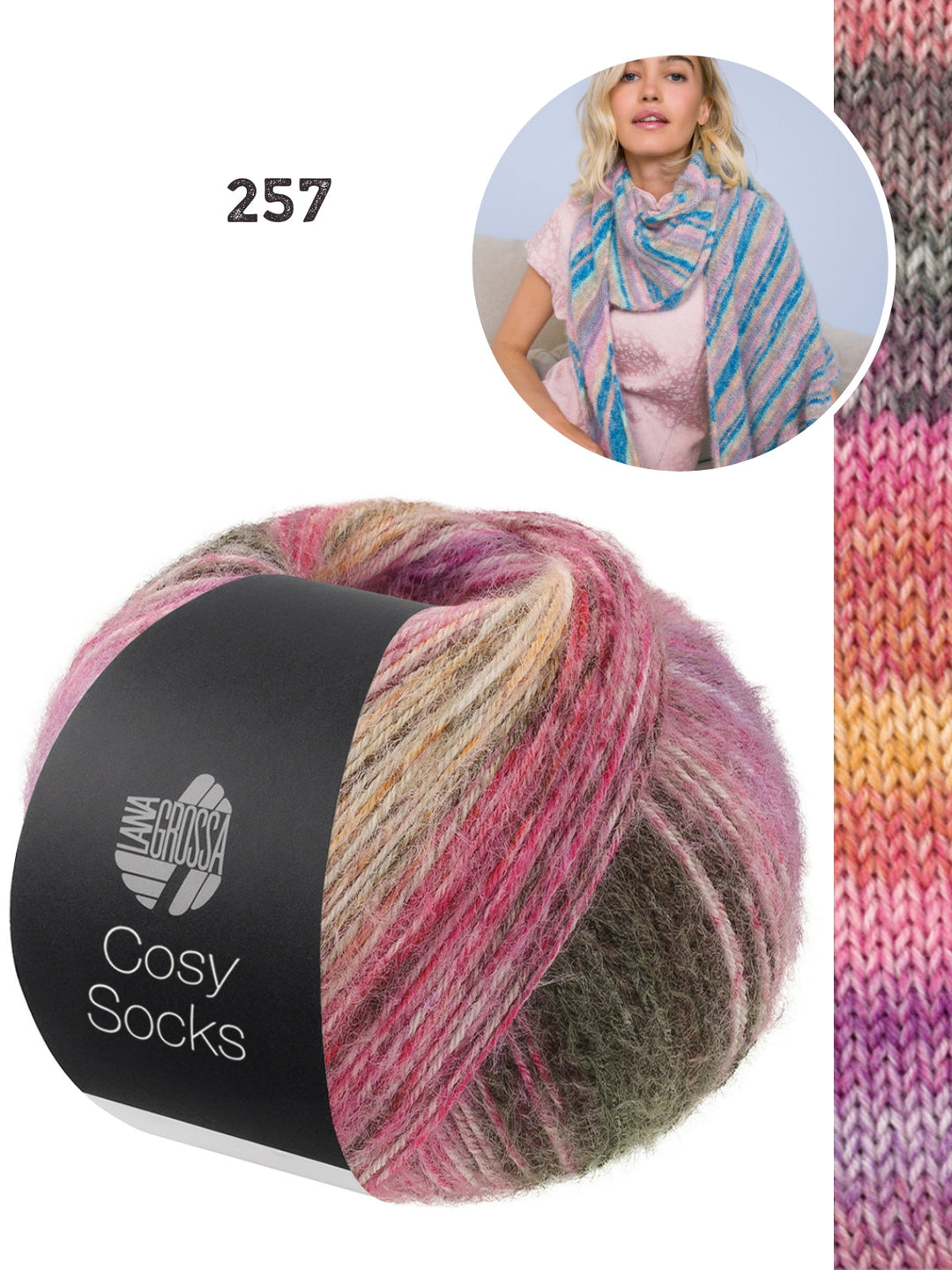 Breipakket Cosy Socks Dream stola kleur 257