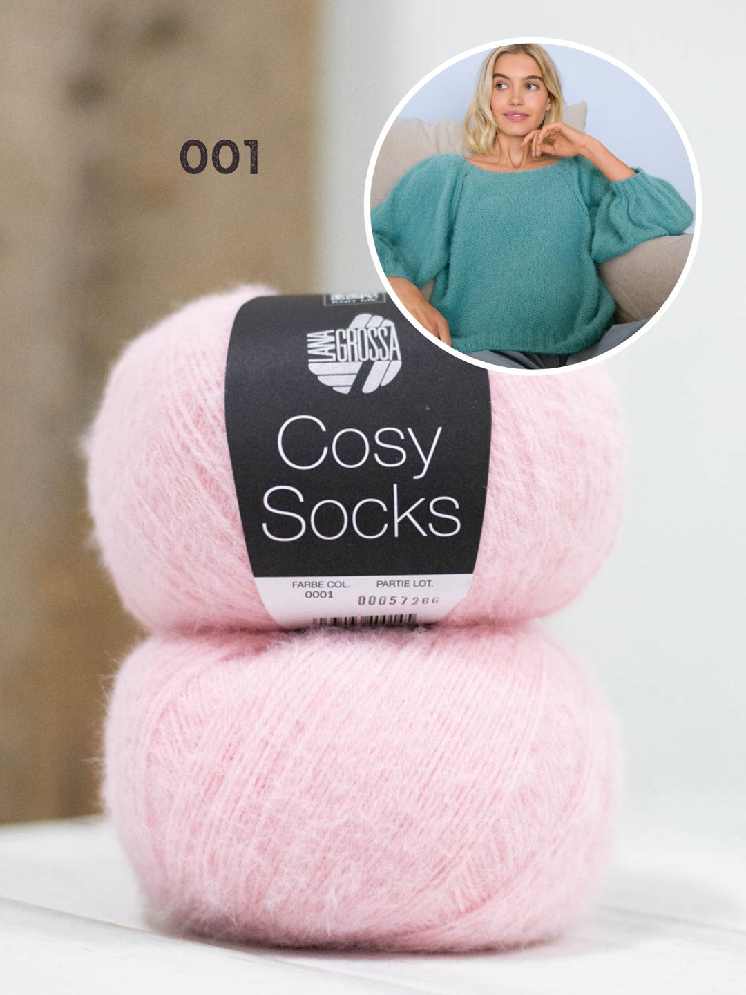 Breipakket Cosy Socks trui kleur 001