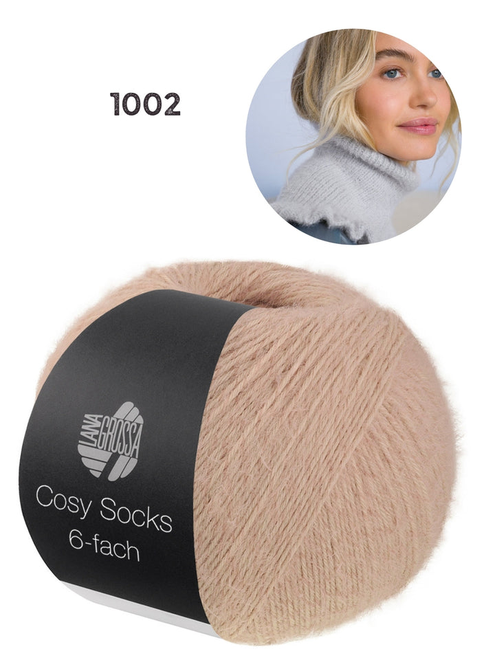 Breipakket Cosy Socks 6-fach col kleur 1002
