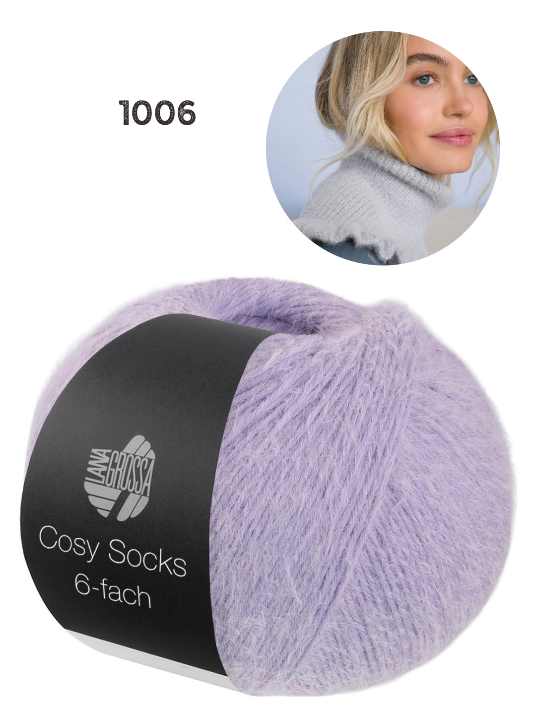Breipakket Cosy Socks 6-fach col kleur 1006