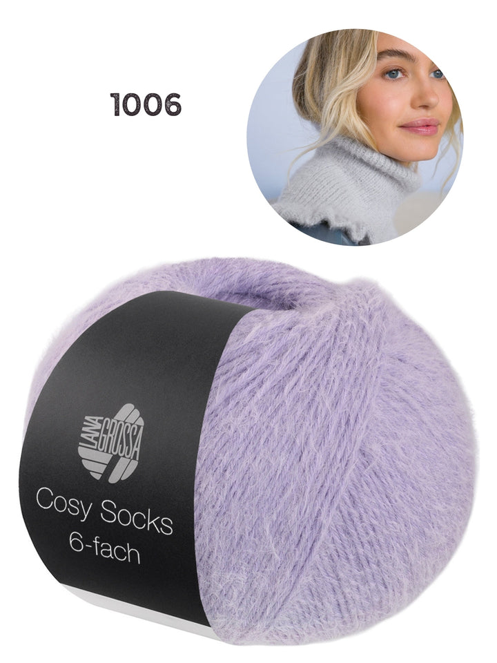 Breipakket Cosy Socks 6-fach col kleur 1006