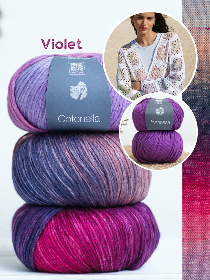 Häkelpaket Cotonella & Promessa Granny-Jacke