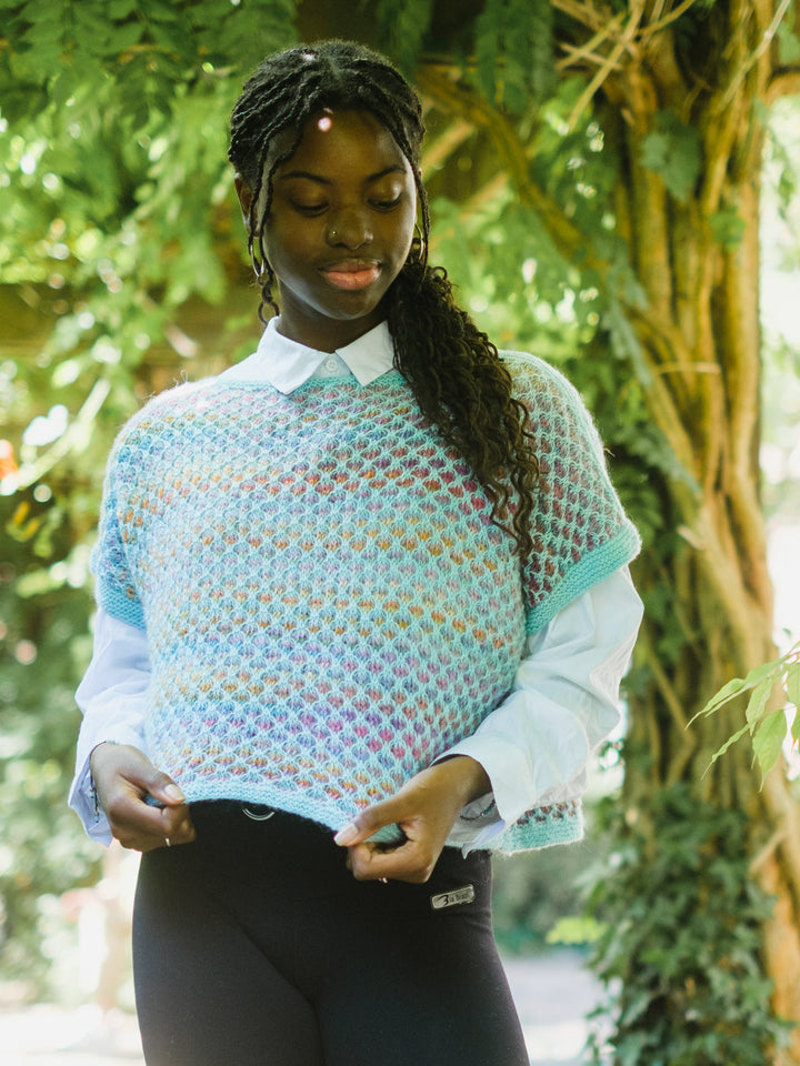 Strickpaket Herbst-Poncho-Pulli - Tanja Steinbach