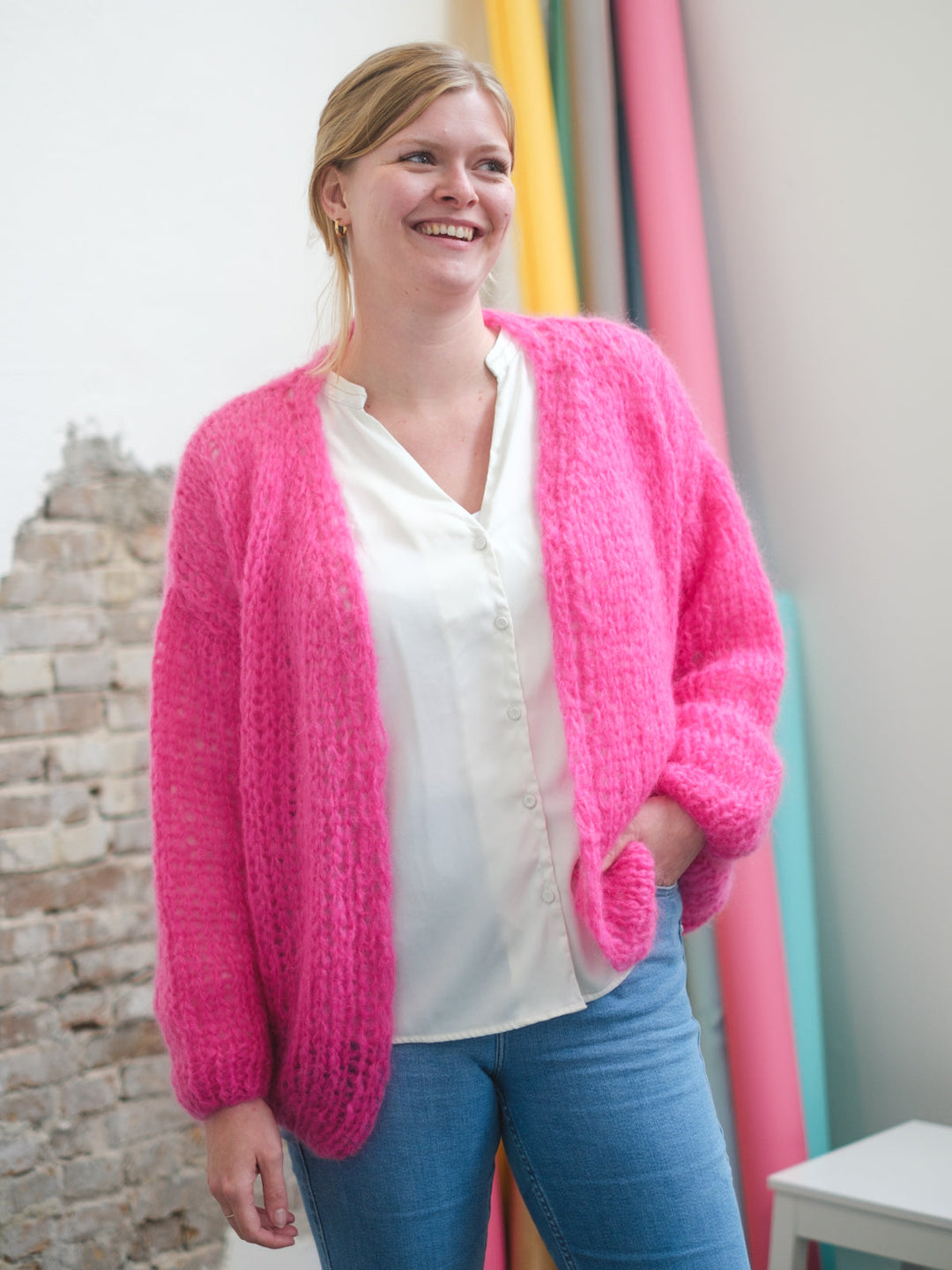 Strickpaket Mohair Moda Cardigan