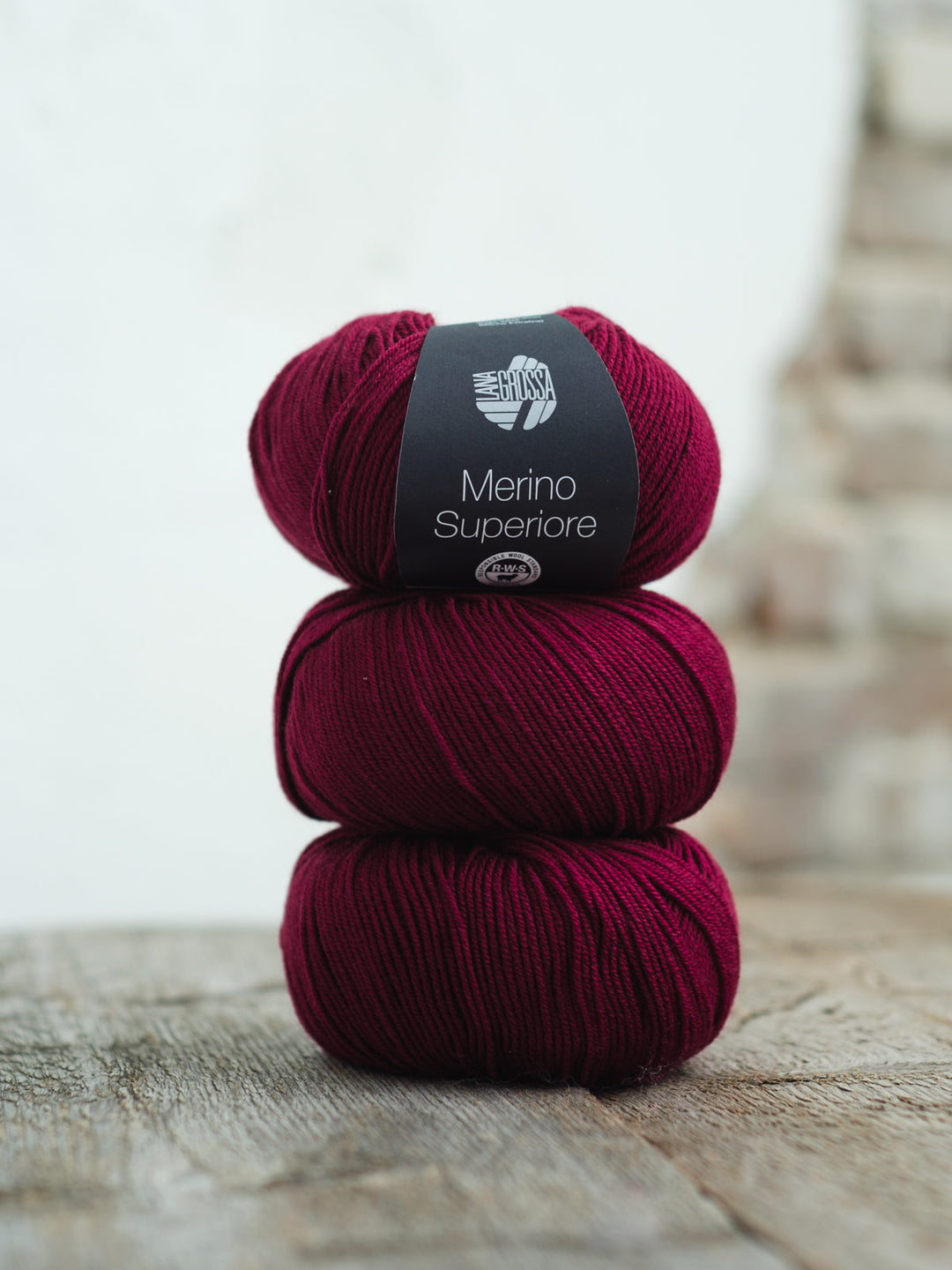 Merino Superiore 028 Dunkelrot