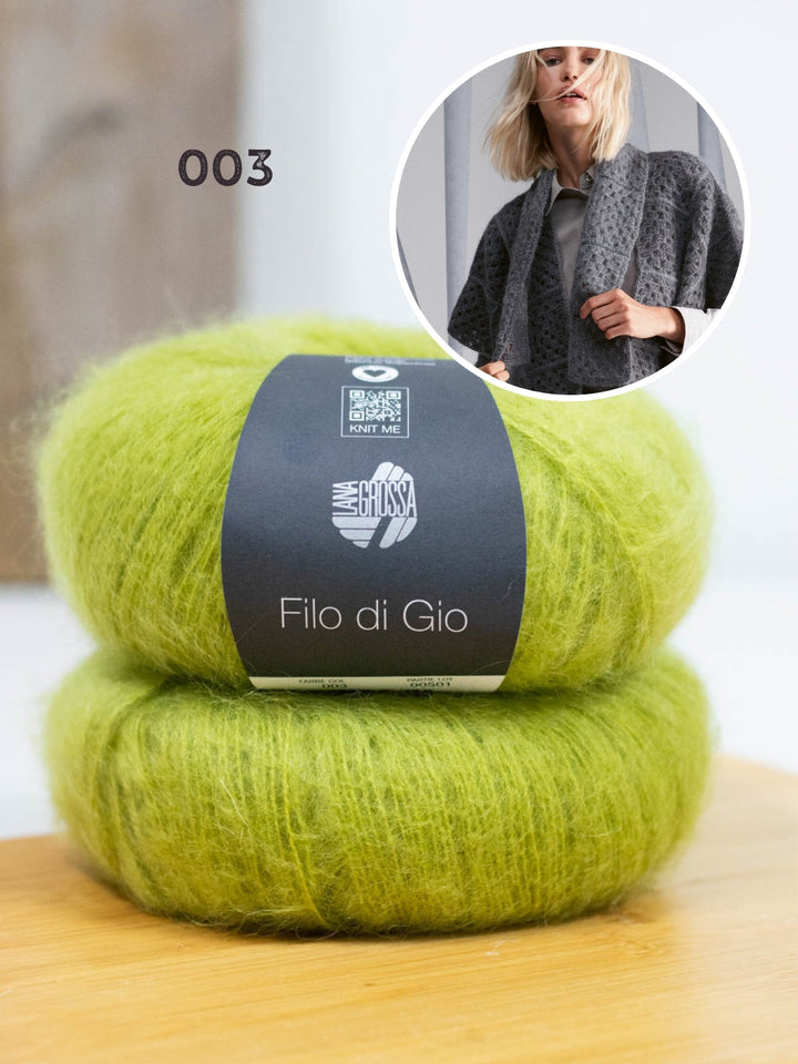 Häkelpaket Filo di Gio Granny-Weste