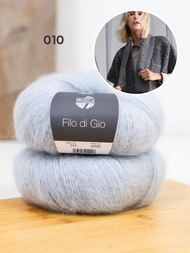 Häkelpaket Filo di Gio Granny-Minischal