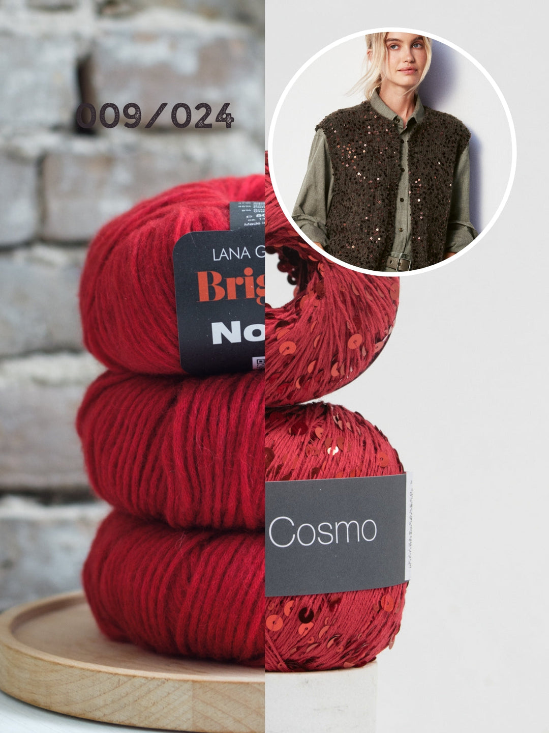 Strickpaket Brigitte No. 2 Cosmo Pullunder