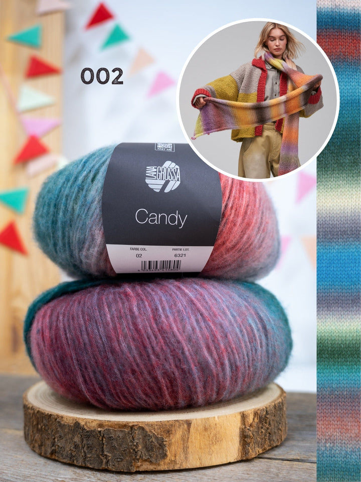 Strickpaket Candy Schal
