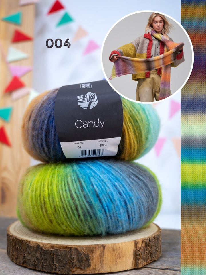 Strickpaket Candy Schal