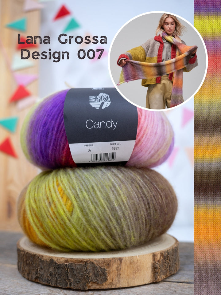 Strickpaket Candy Schal
