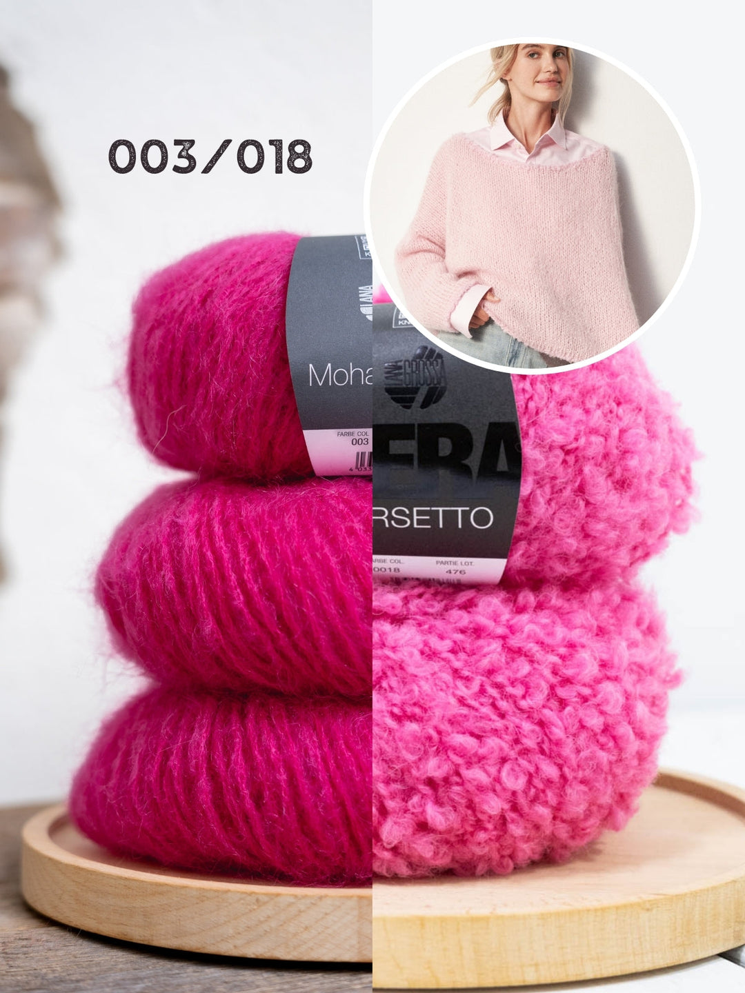 Strickpaket Mohair di Gio Orsetto Pullover