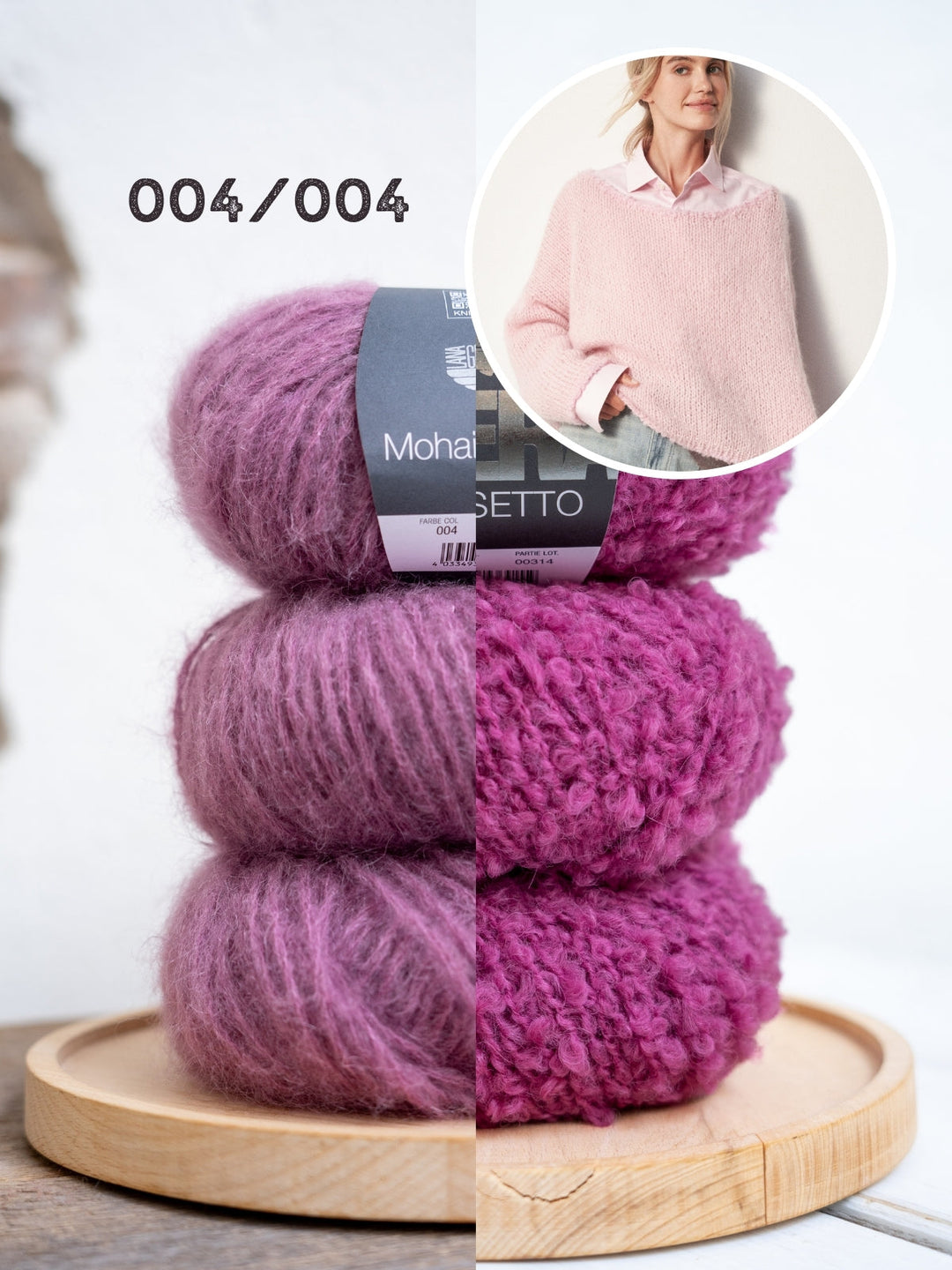 Strickpaket Mohair di Gio Orsetto Pullover