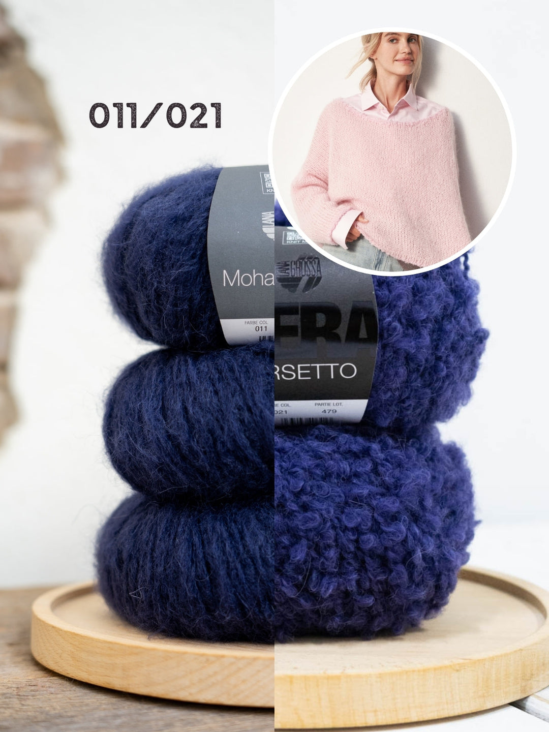 Strickpaket Mohair di Gio Orsetto Pullover