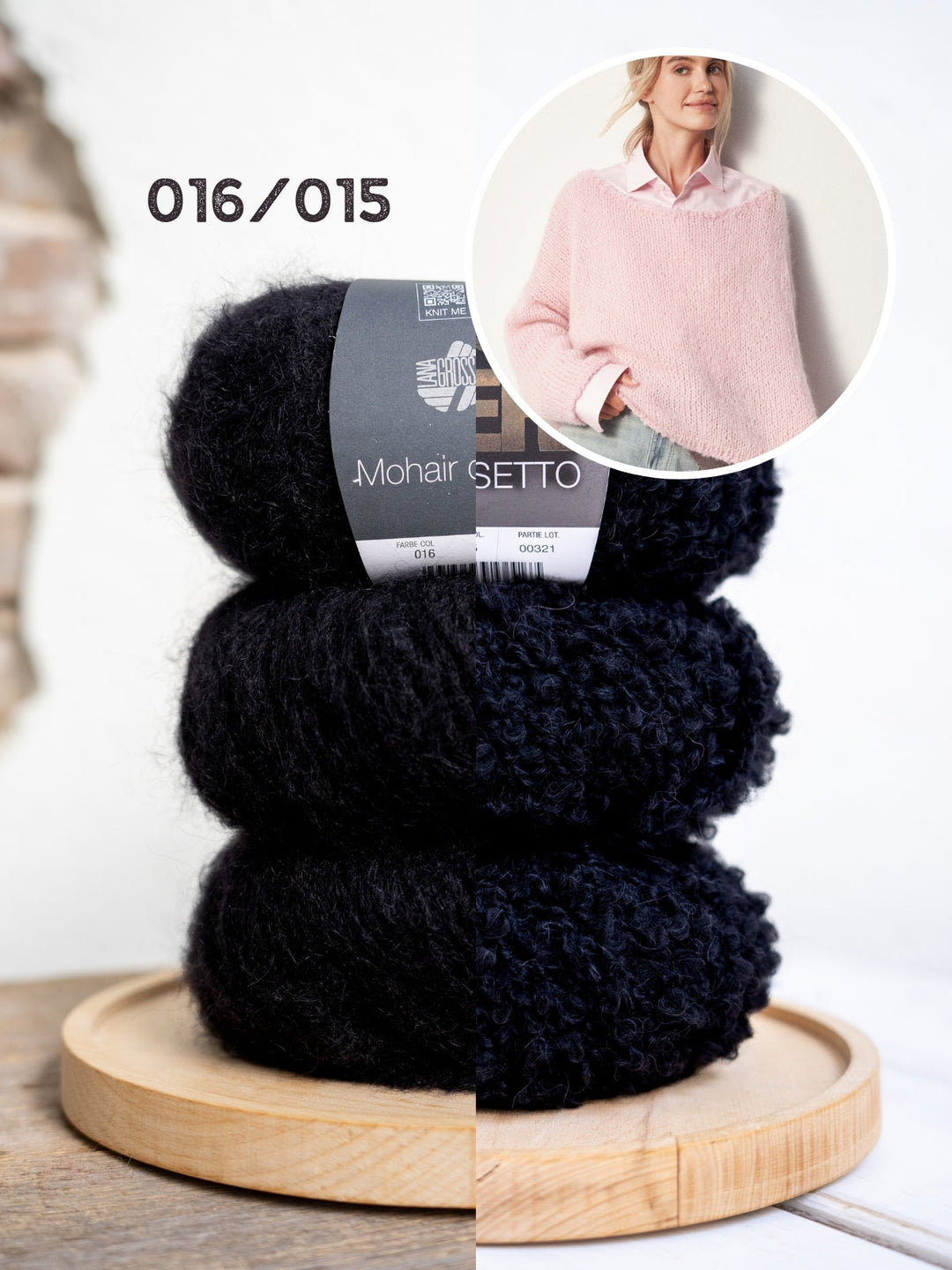 Strickpaket Mohair di Gio Orsetto Pullover