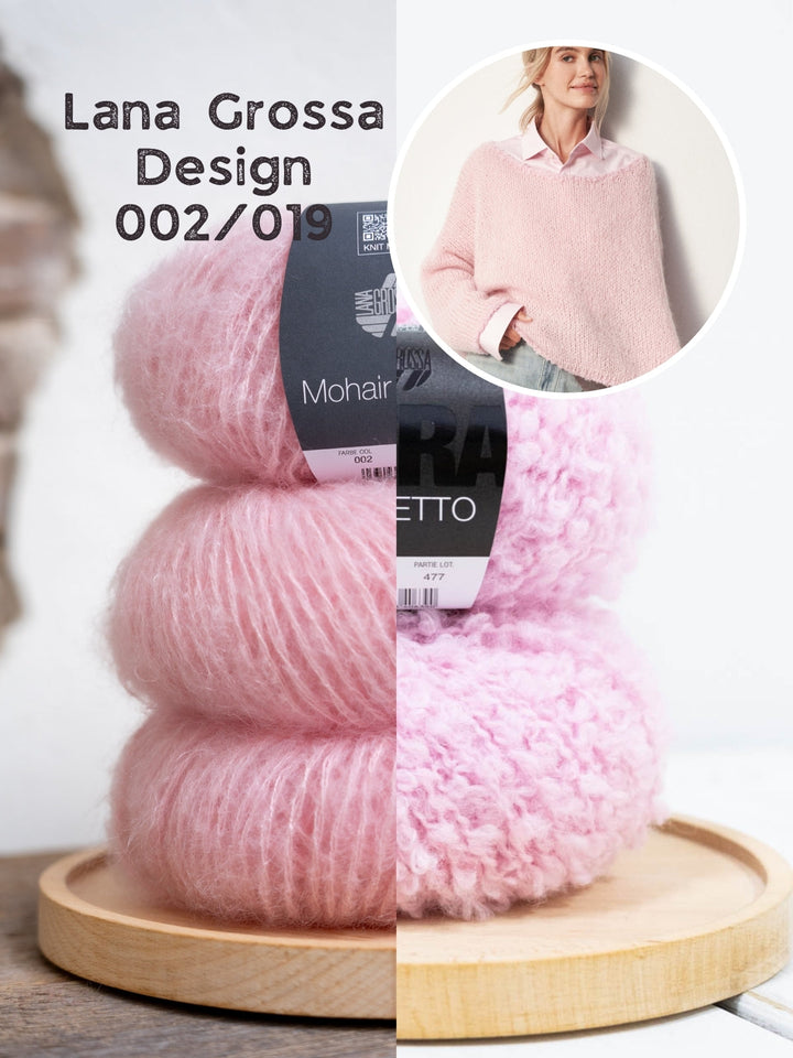 Strickpaket Mohair di Gio Orsetto Pullover