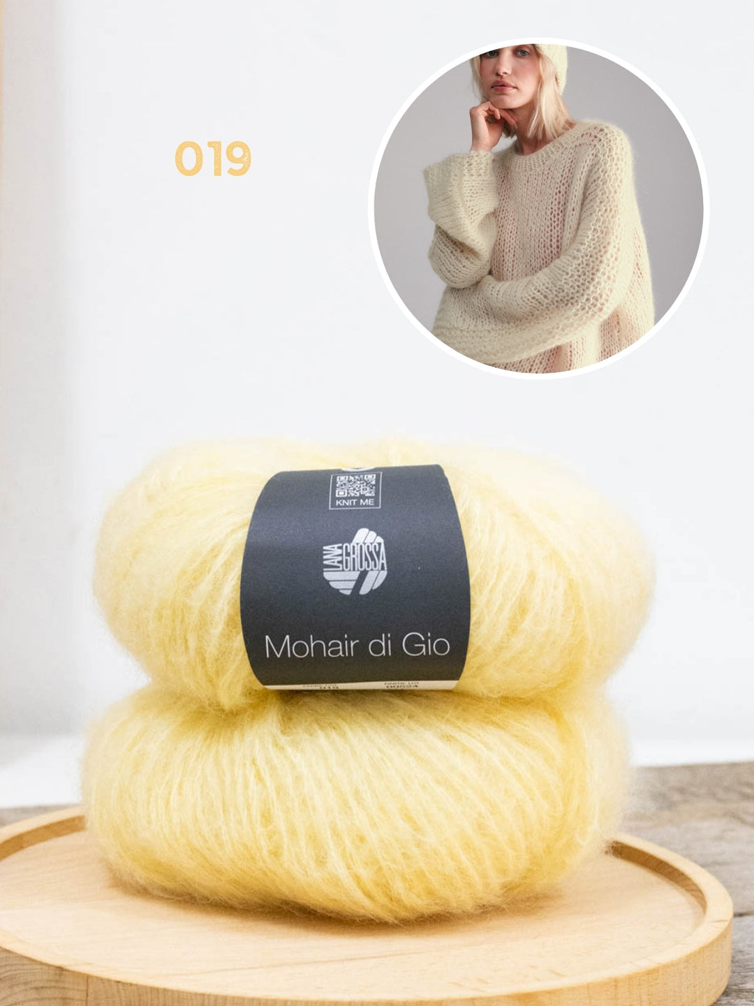 Strickpaket Mohair di Gio Oversize-Pullover