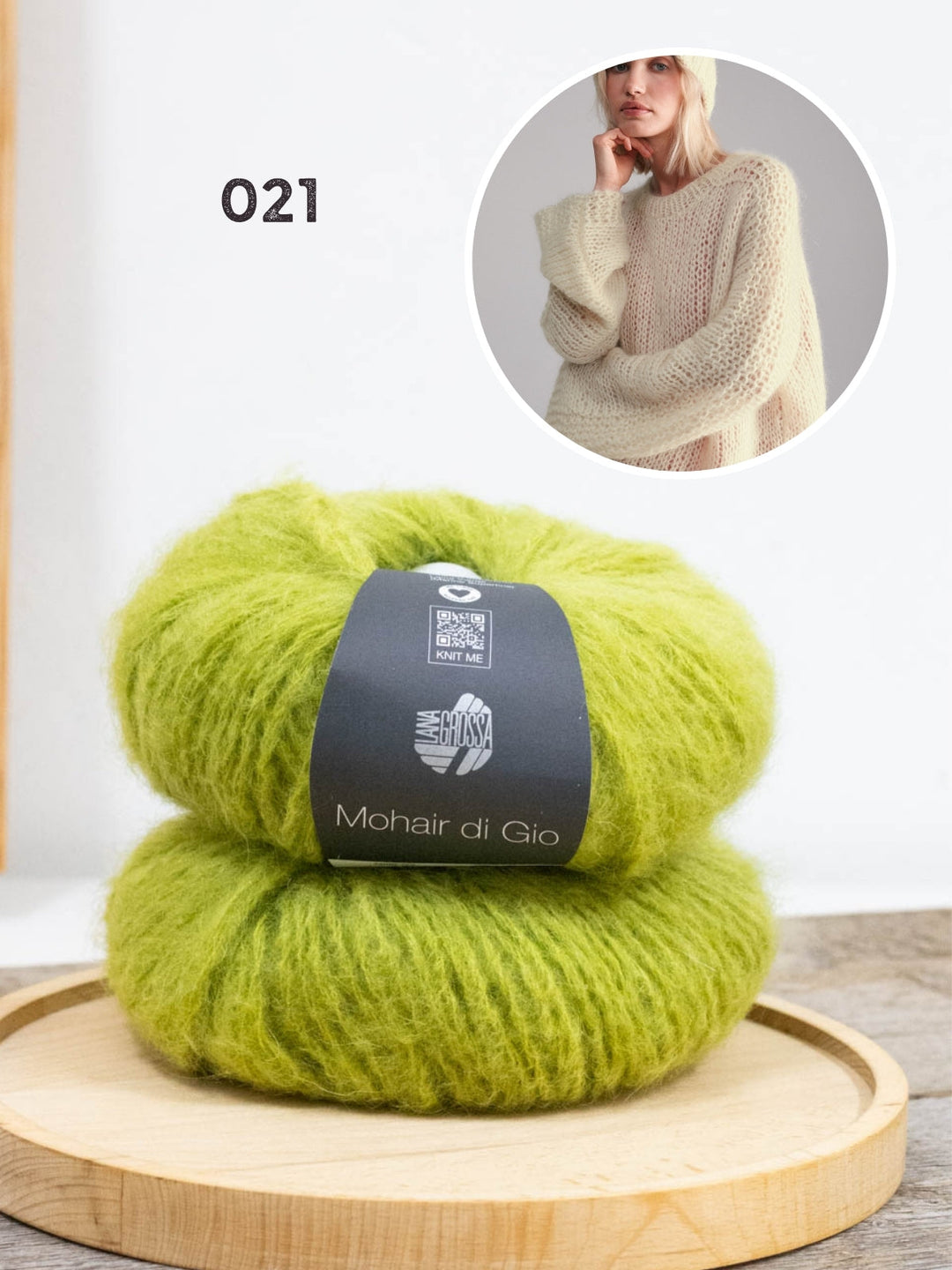Strickpaket Mohair di Gio Oversize-Pullover
