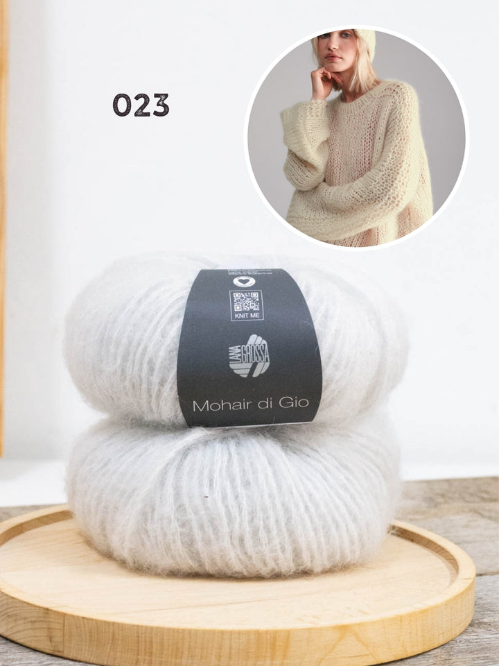 Strickpaket Mohair di Gio Oversize-Pullover