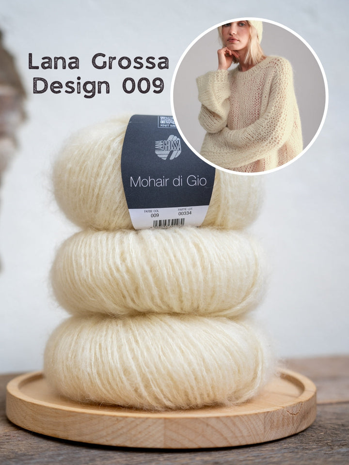 Strickpaket Mohair di Gio Oversize-Pullover