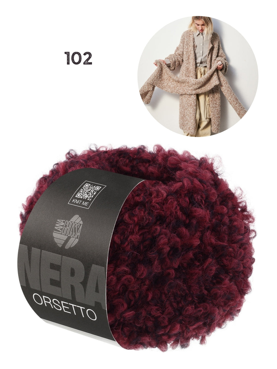 Strickpaket Orsetto breiter Schal