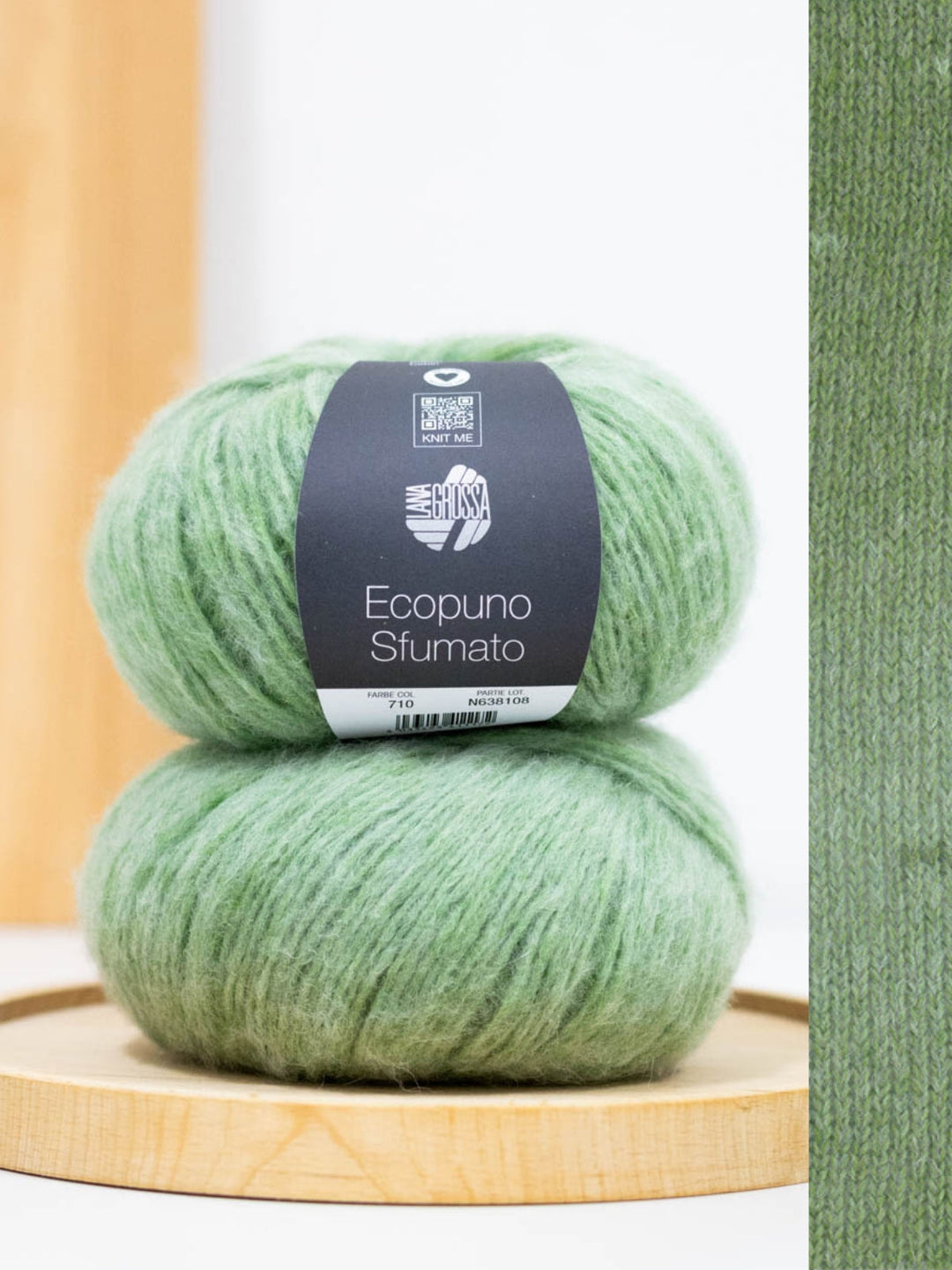 Ecopuno Sfumato 710 Grün/Resedagrün
