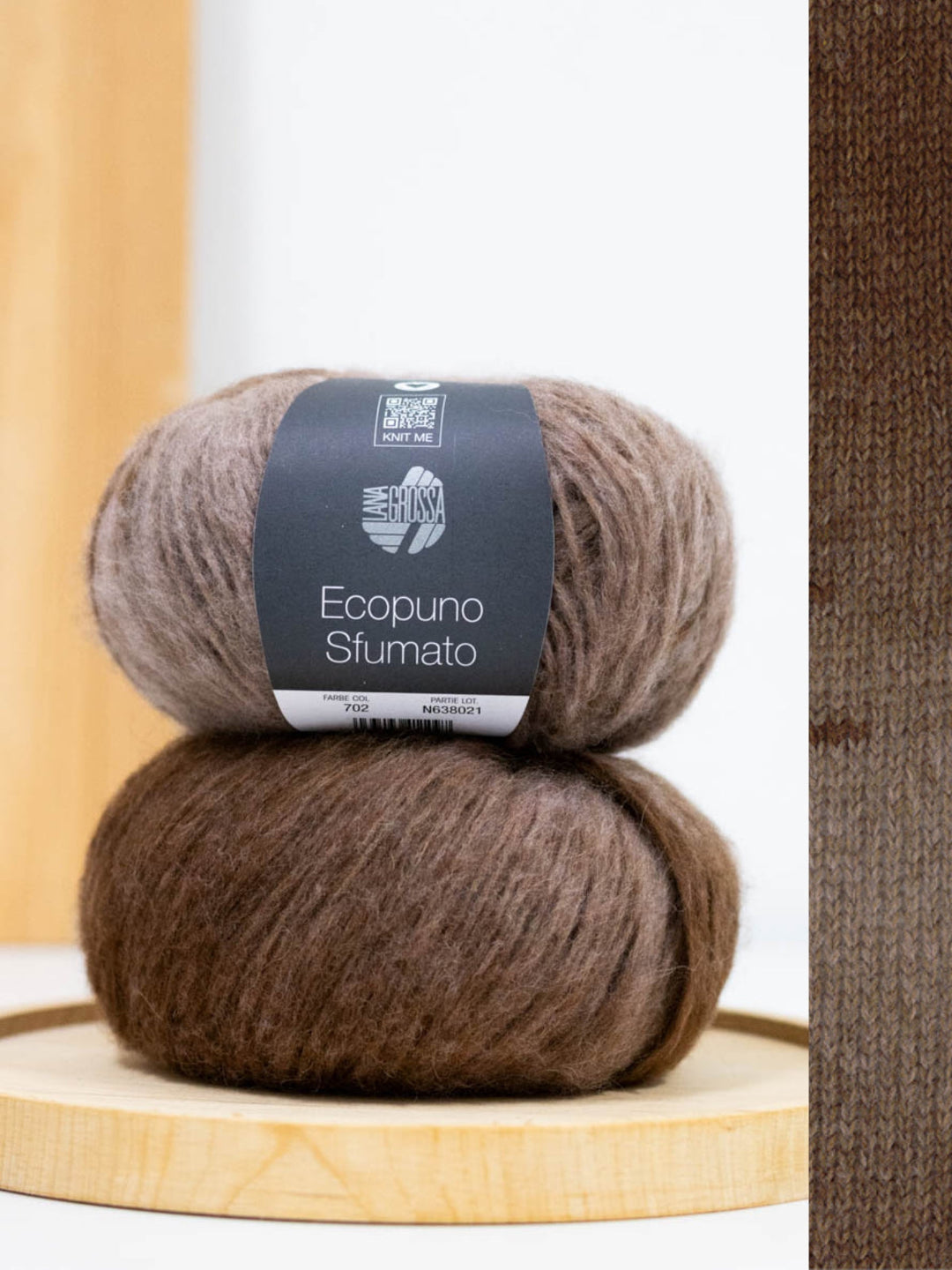 Ecopuno Sfumato 702 Graubraun/Mokka