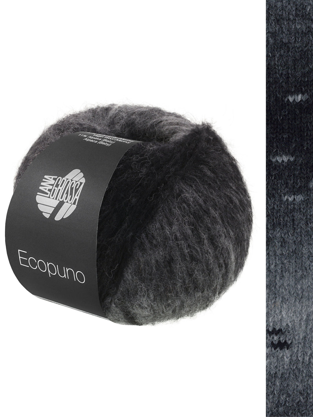 Ecopuno Sfumato 704 Schwarz/Grau