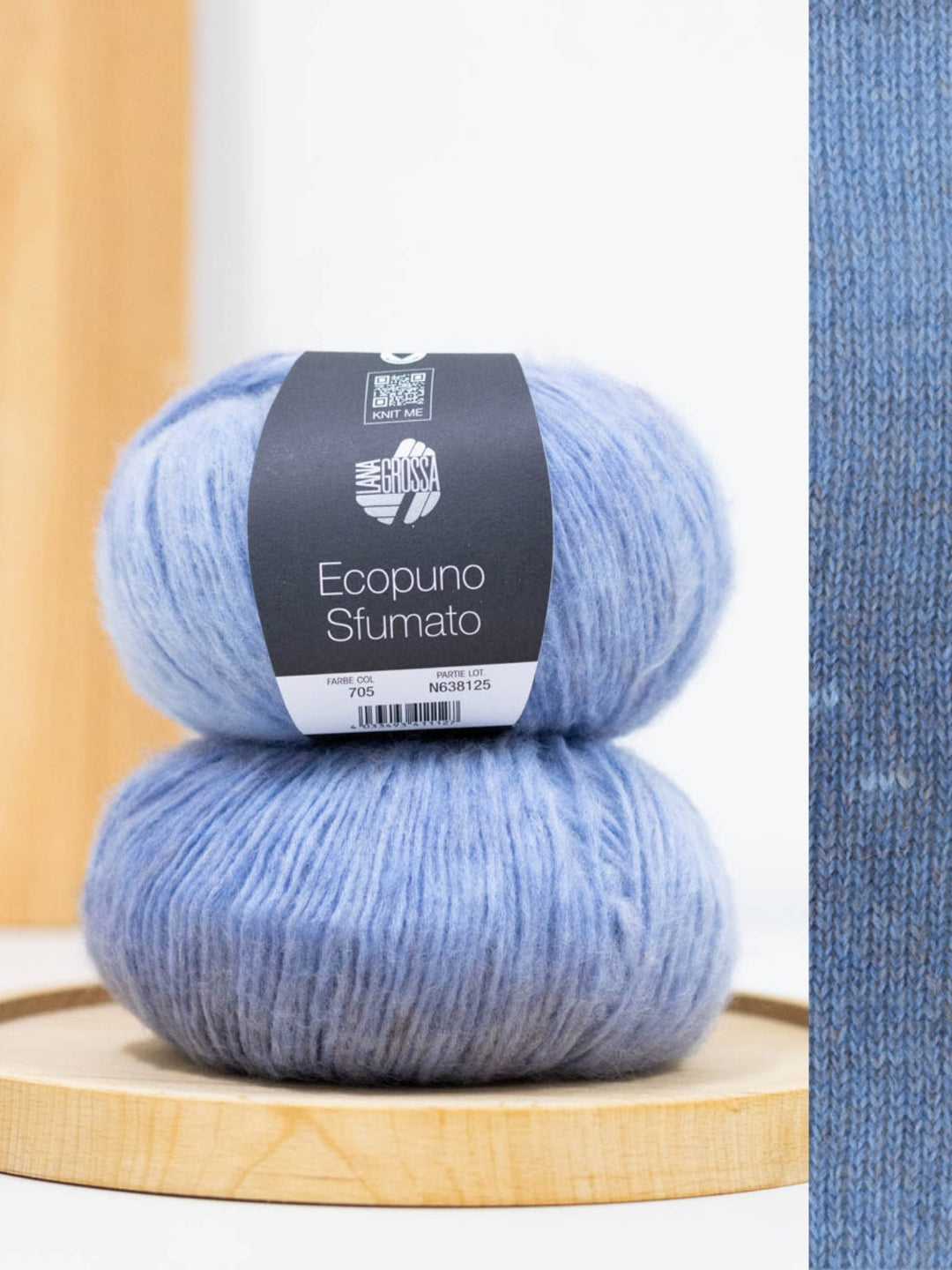 Ecopuno Sfumato 705 Jeans/Hellblau